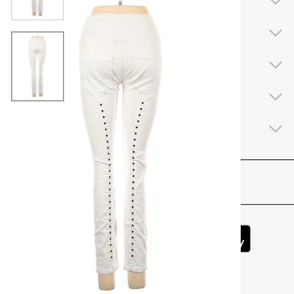 💕RARE FIND💝Bebe Corset Star Embroidered Jeans⭐️ - Picture 7 of 16